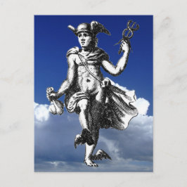 Hermes Mercury Alchemist Postkarte