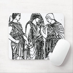 Hermes, Orpheus und Eurydice Mousepad