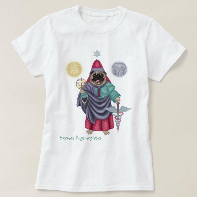 Hermes Pugsmegistus T - Shirt (Design vorne)