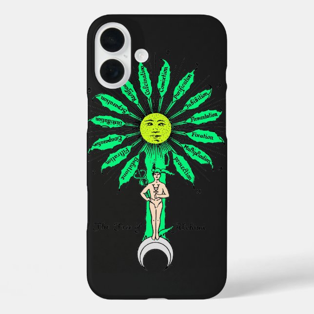 Hermes Sacred Tree of Alchemy Case-Mate iPhone Hülle (Rückseite)