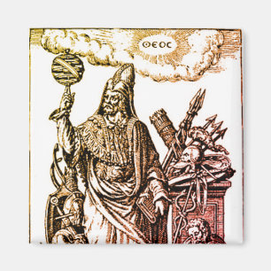 Hermes Trismegistus (Hermes der Beste Dreier) Magnet