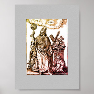 Hermes Trismegistus (Hermes der Beste Dreier) Poster