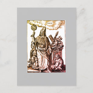 Hermes Trismegistus (Hermes der Beste Dreier) Postkarte