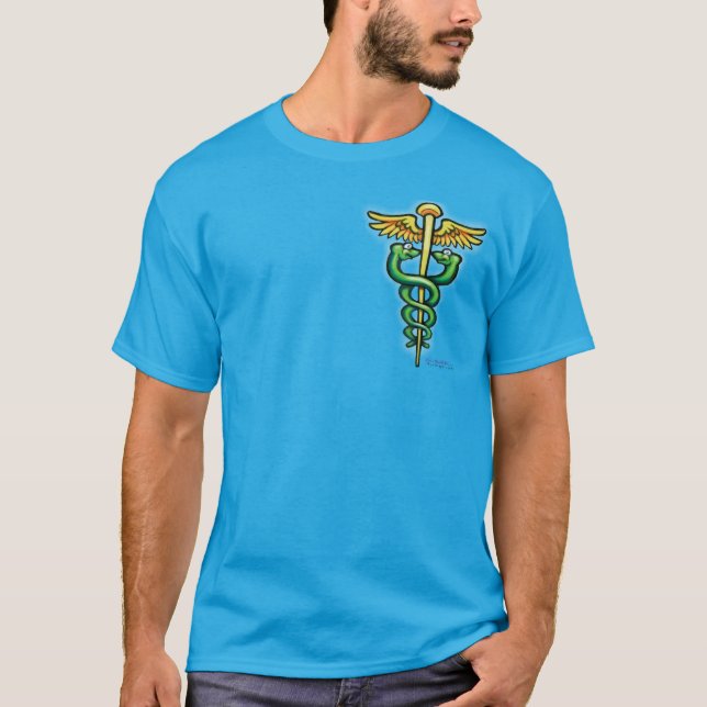 Hermesstab T-Shirt (Vorderseite)