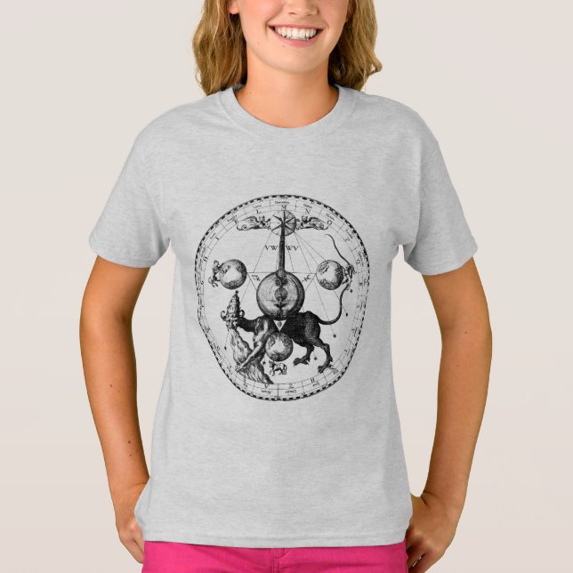Hermetic Kabbalah Mandala Symbol T-Shirt (Vorderseite)