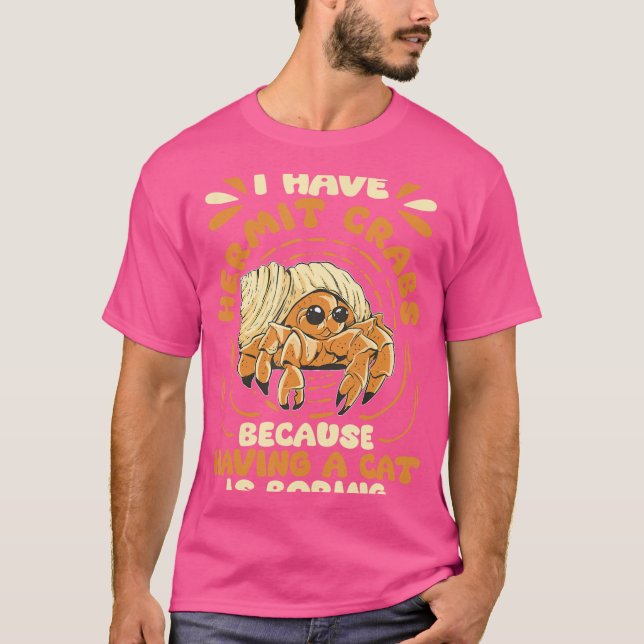 Hermie Crabs Hermit Crab Eigentümer Muscheln Sand  T-Shirt (Vorderseite)