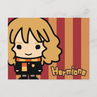 Hermione Granger Cartoon Art Postkarte