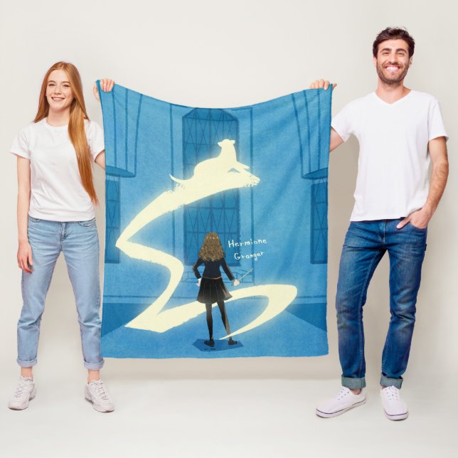 Hermione Granger Patronus Gemälde Fleecedecke (Beispiel)