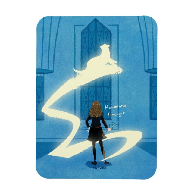 Hermione Granger Patronus Gemälde Magnet (Vertikal)