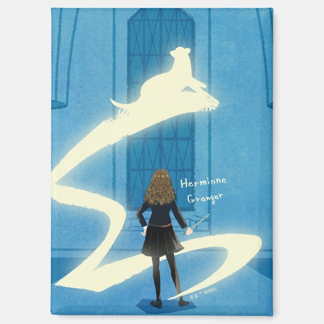 Hermione Granger Patronus Gemälde Magnet (Vorderseite)