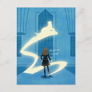 Hermione Granger Patronus Gemälde Postkarte