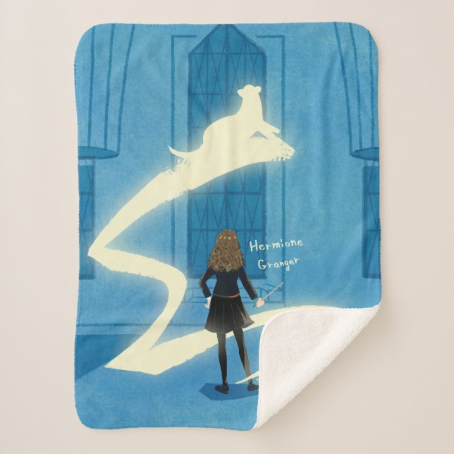 Hermione Granger Patronus Gemälde Sherpadecke (Vorderseite)