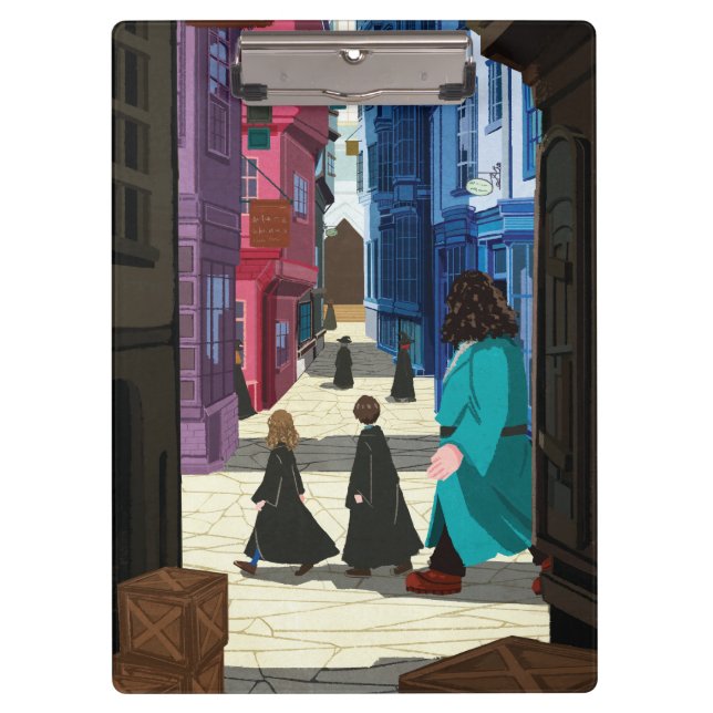 Hermione, HARRY POTTER™ & Hagrid in Diagon Alley Klemmbrett (Vorderseite)