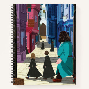Hermione, HARRY POTTER™ & Hagrid in Diagon Alley Notizbuch