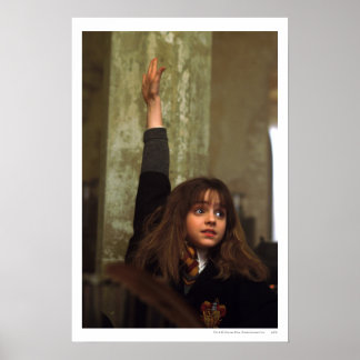 Hermione hebt Hand Poster