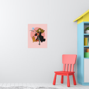 Hermione und Crookshanks Wingardium Leviosa Poster
