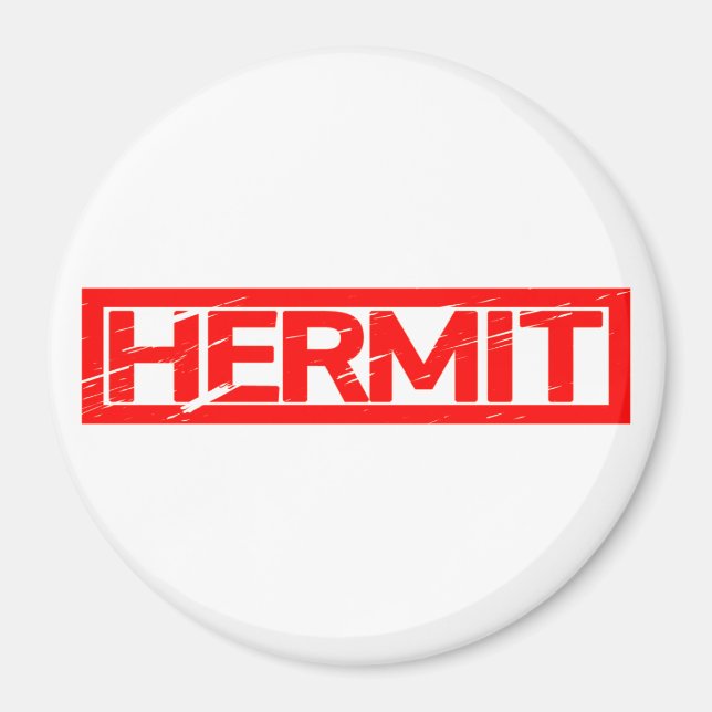 Hermit-Briefmarke Magnet (Vorne)