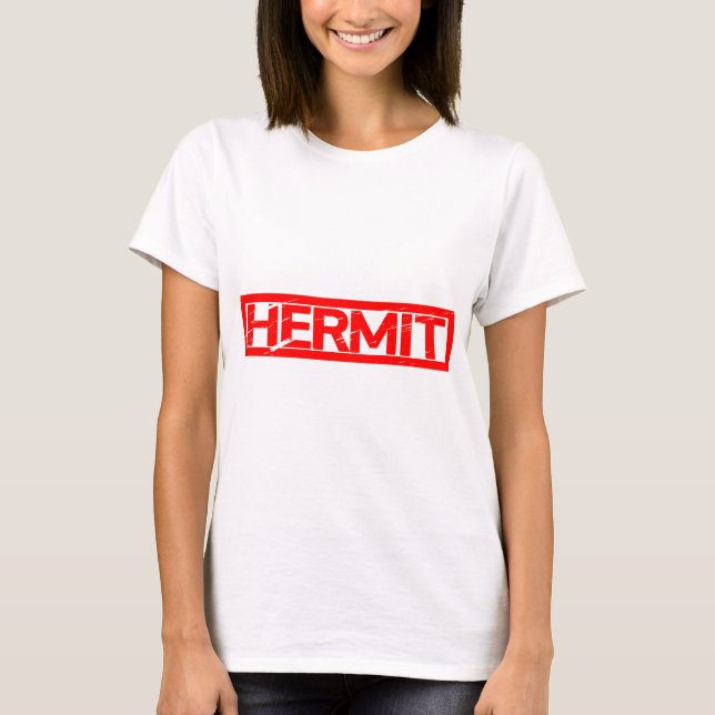 Hermit-Briefmarke T-Shirt (Vorderseite)