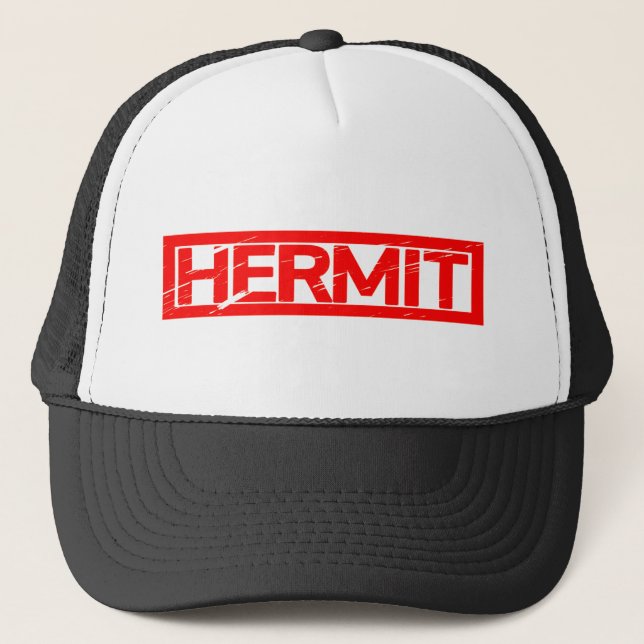 Hermit-Briefmarke Truckerkappe (Vorderseite)