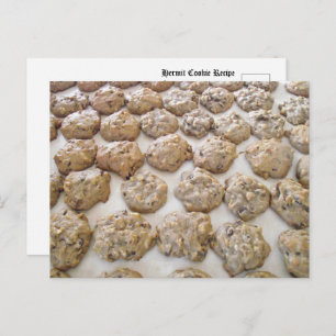 Hermit Cookie Recipe Postkarte
