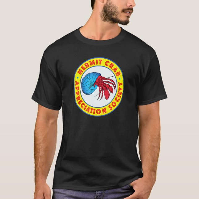 Hermit Crab Appreciation Society T-Shirt (Vorderseite)