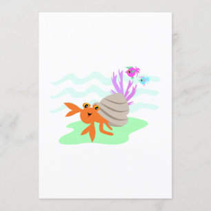 Hermit Crab Einladung