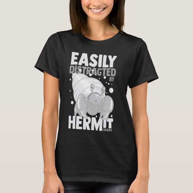 Hermit Crab Funny Animes Niedlich T-Shirt (Vorderseite)