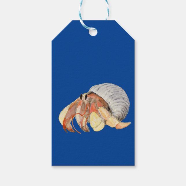 Hermit Crab Geschenkanhänger (Vorderseite)