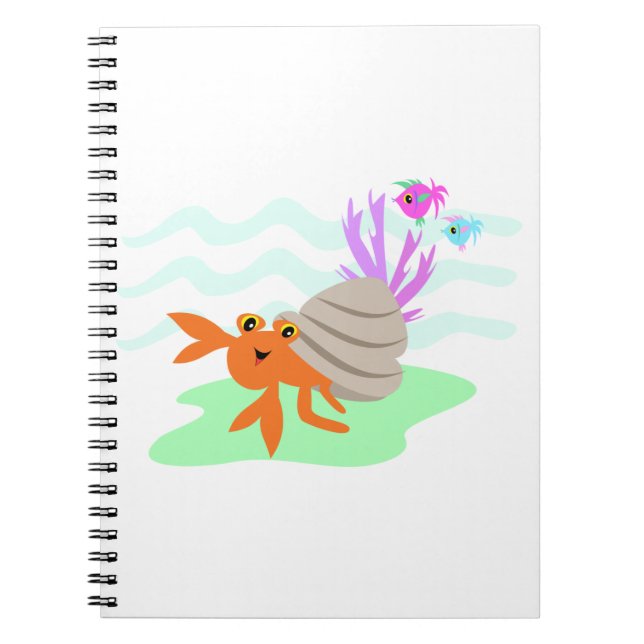 Hermit Crab Notebook Notizblock (Vorderseite)
