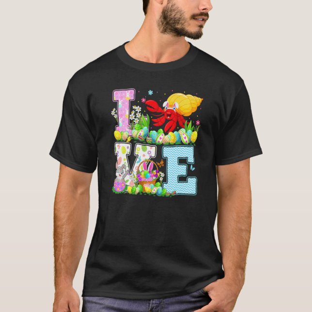 Hermit Crab Ostereier Hunt Funny Liebe Hermit Crab T-Shirt (Vorderseite)