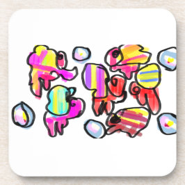 Hermit crabs summer getränkeuntersetzer