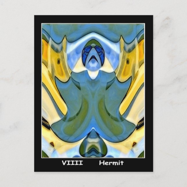 Hermit Tarot Card Postkarte (Vorderseite)