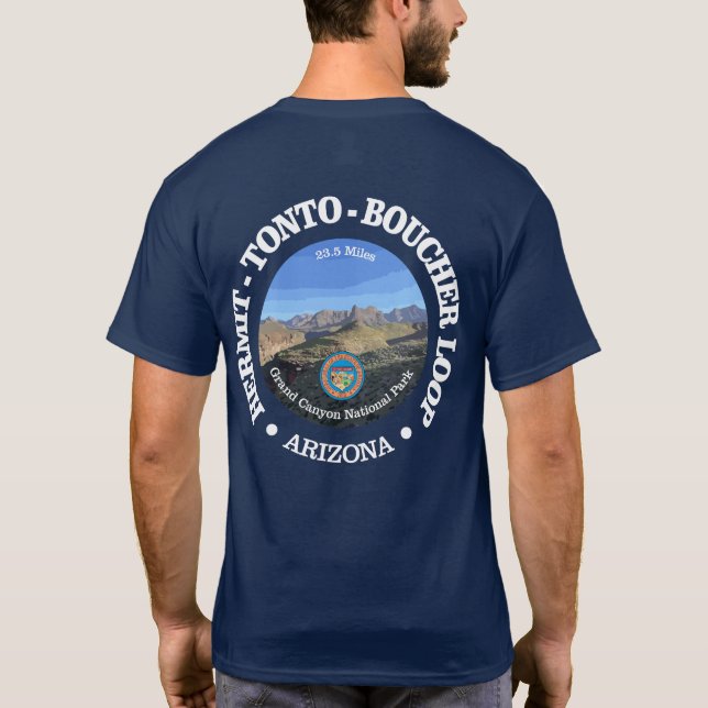 Hermit-Tonto-Boucher Trail (rd) T-Shirt (Rückseite)