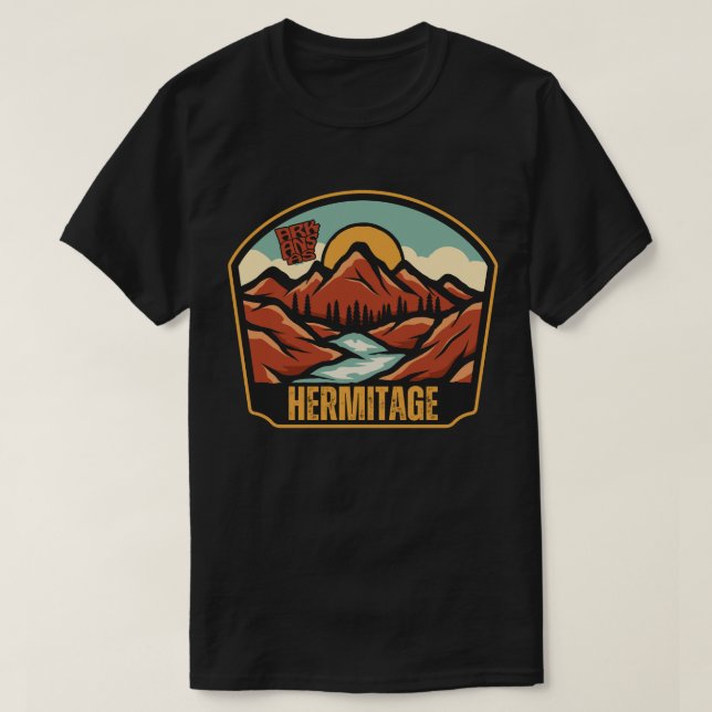 Hermitage, T - Shirt Arkansas (Design vorne)