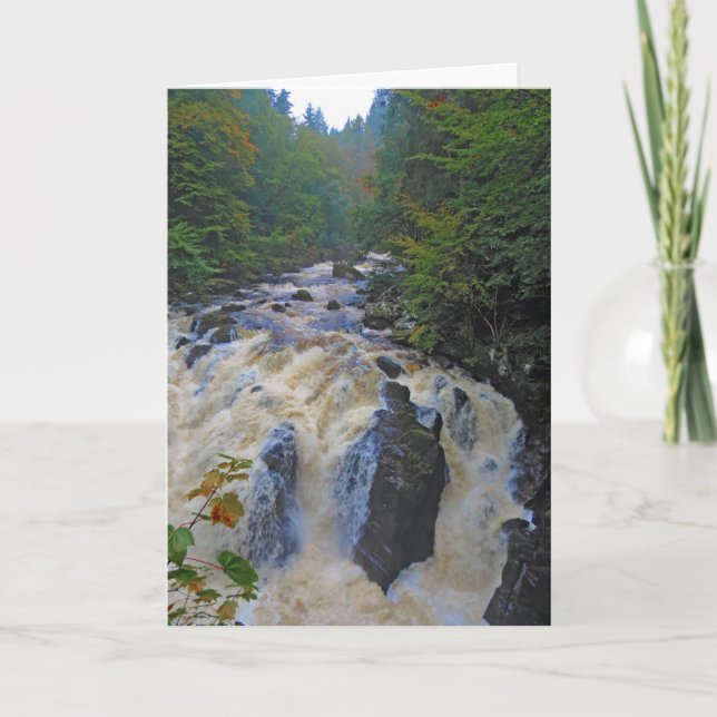 Hermitage Waterfall Card Karte (Vorderseite)