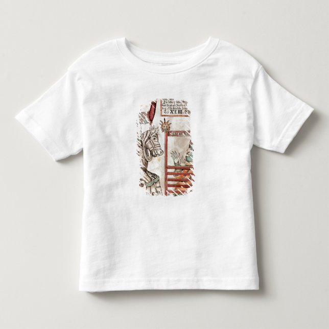 Hermod rittlings auf Sleipnir Kleinkind T-shirt (Vorderseite)