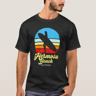 Hermosa Beach California Surf Girl T-Shirt