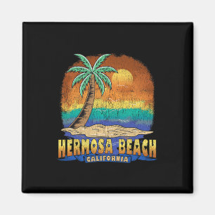 Hermosa Beach California Vintag beängstigend Souve Magnet