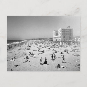 Hermosa Beach, Los Angeles, 1951 Vintage Postkarte