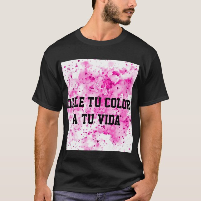 Hermosa camiseta decorada  T-Shirt (Vorderseite)