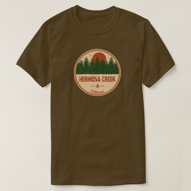 Hermosa Creek Wilderness Colorado T-Shirt (Design vorne)