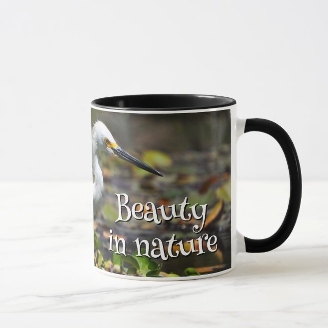 Hermosa garza blanca tasse (Rechts)