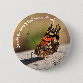Hermosa Mariposa Button