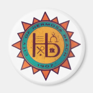 Hermosa Strand-Siegel Magnet