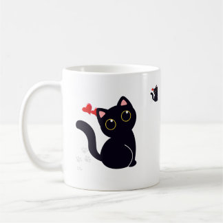 Hermosa taza, con imagen de delicado gatito. kaffeetasse