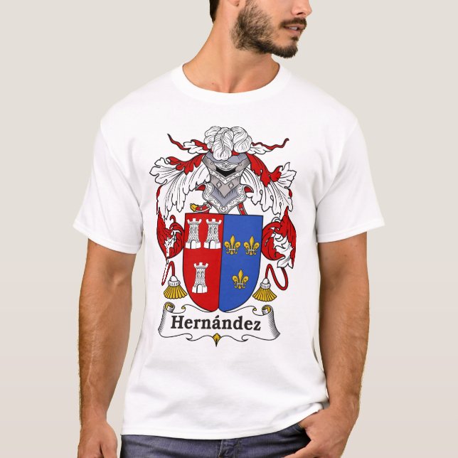 Hernandez-Familien-Wappen T - Shirt (Vorderseite)