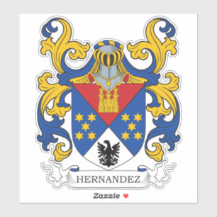 Hernandez Familienwappen Aufkleber