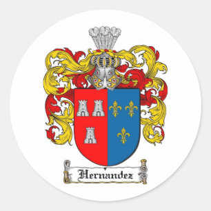 HERNANDEZ-FAMILIENWAPPEN - HERNANDEZ-WappenCOAT Runder Aufkleber