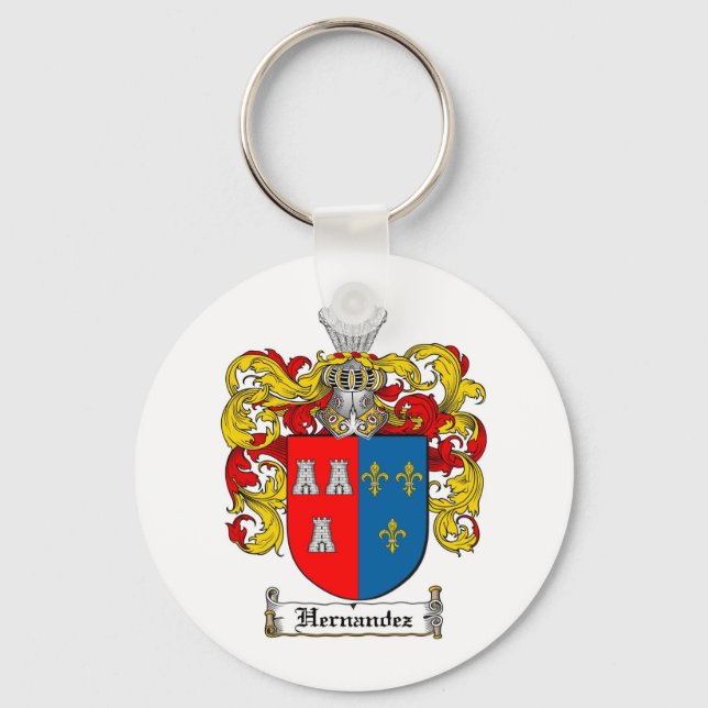 HERNANDEZ-FAMILIENWAPPEN - HERNANDEZ-WappenCOAT Schlüsselanhänger (Vorderseite)