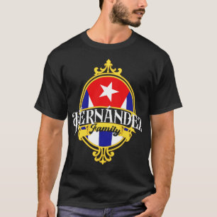Hernandez Family Cuba Flag T-Shirt